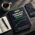 Complete Trading Basics free guide, lifestyle flat lay on a trading desk